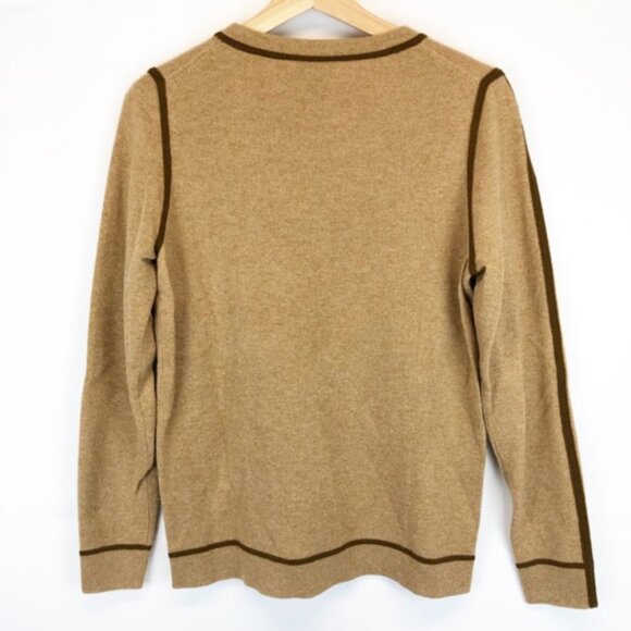 J.Crew Collection Italian Cashmere Framed Long Sleeve Tee Knit Sweater M - Picture 3 of 7